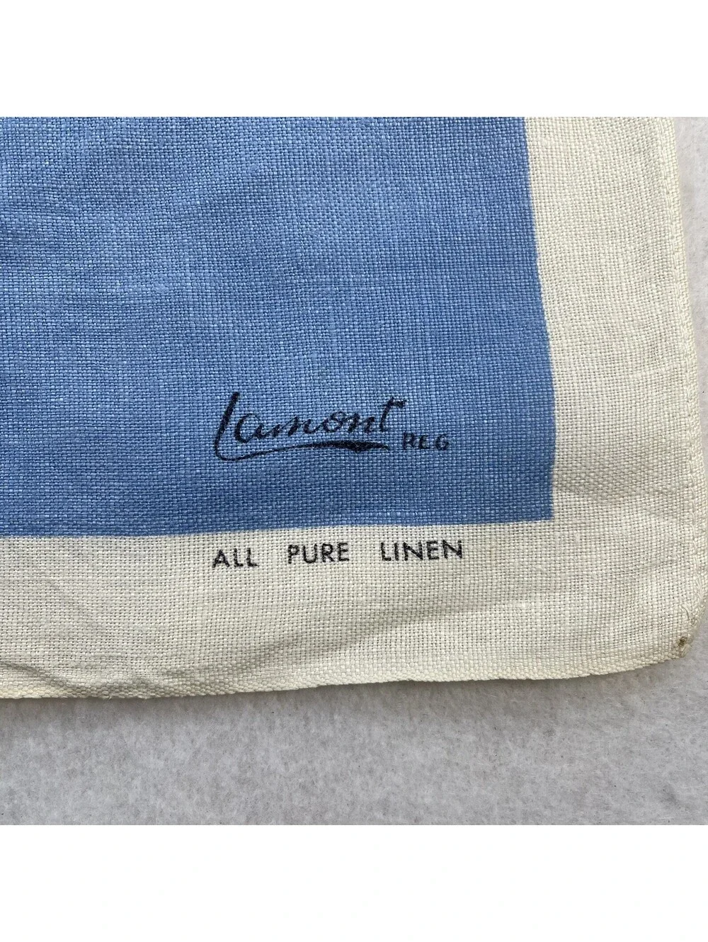 Vintage Irish Linen Tea Towel Dogs Russell terrier Made in Ireland